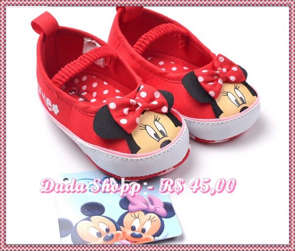 Sapatilha Minnie