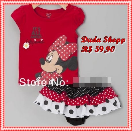 Conjunto Minnie - 2 Peças